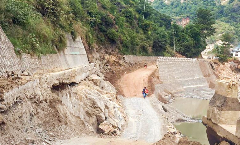 Japan-funded reconstruction begins on flood-damaged BP Highway section in Nepal